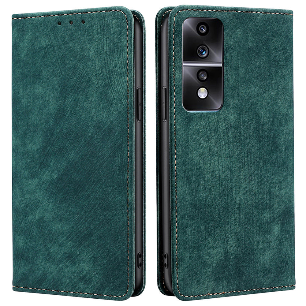 For Honor 80 GT 5G PU Leather Wallet Magnetic Auto-absorbed Stand Cover RFID Blocking Phone Case For Honor 80 GT 5G PU Leather Wallet Magnetic Auto-absorbed Stand Cover RFID Blocking Phone Case